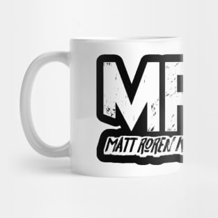 MRKE Black and White Logo Mug